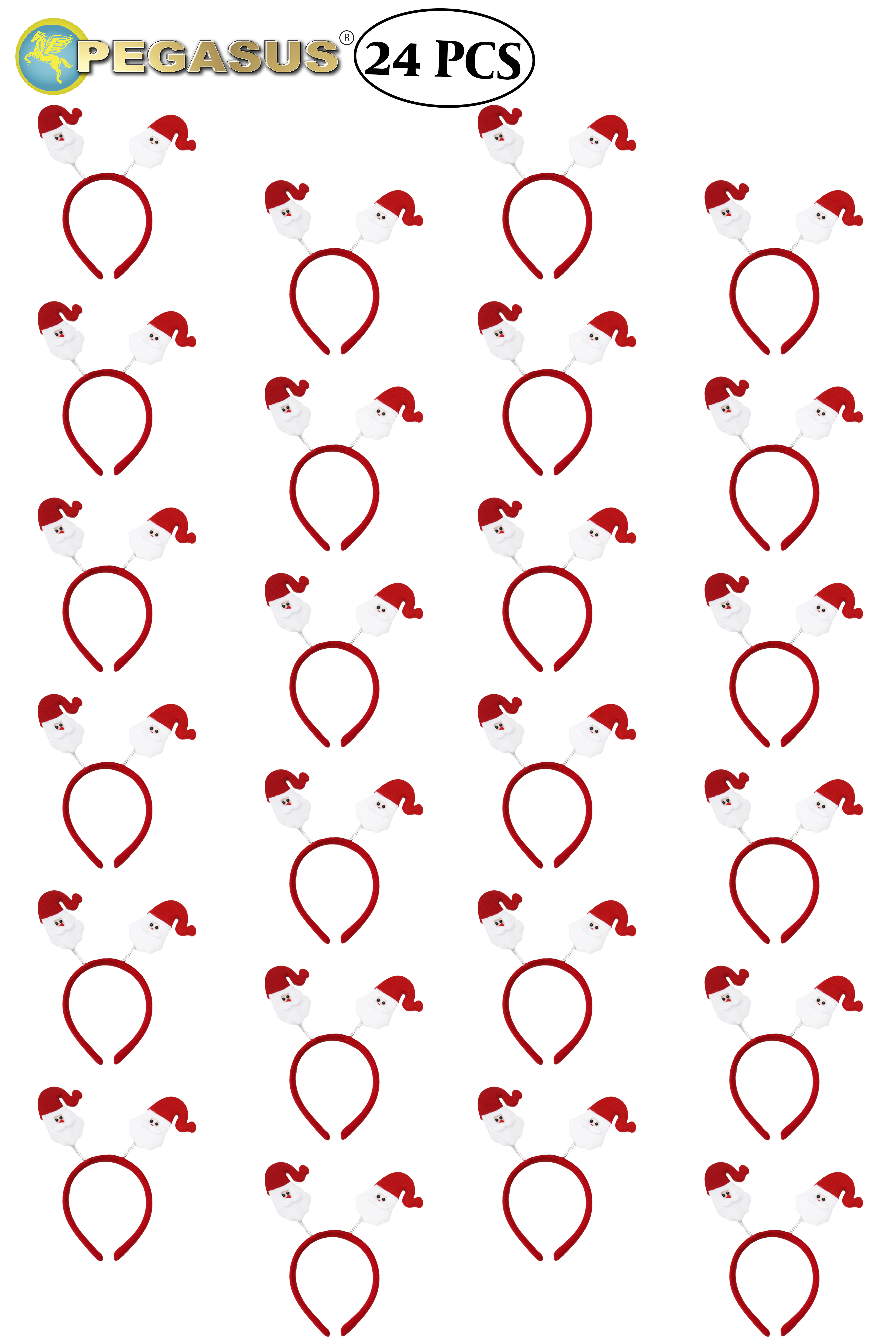 CERCHIETTO FRONTINO DI BABBO NATALE NATALE ECONOMICO (CF 24 PZ) 